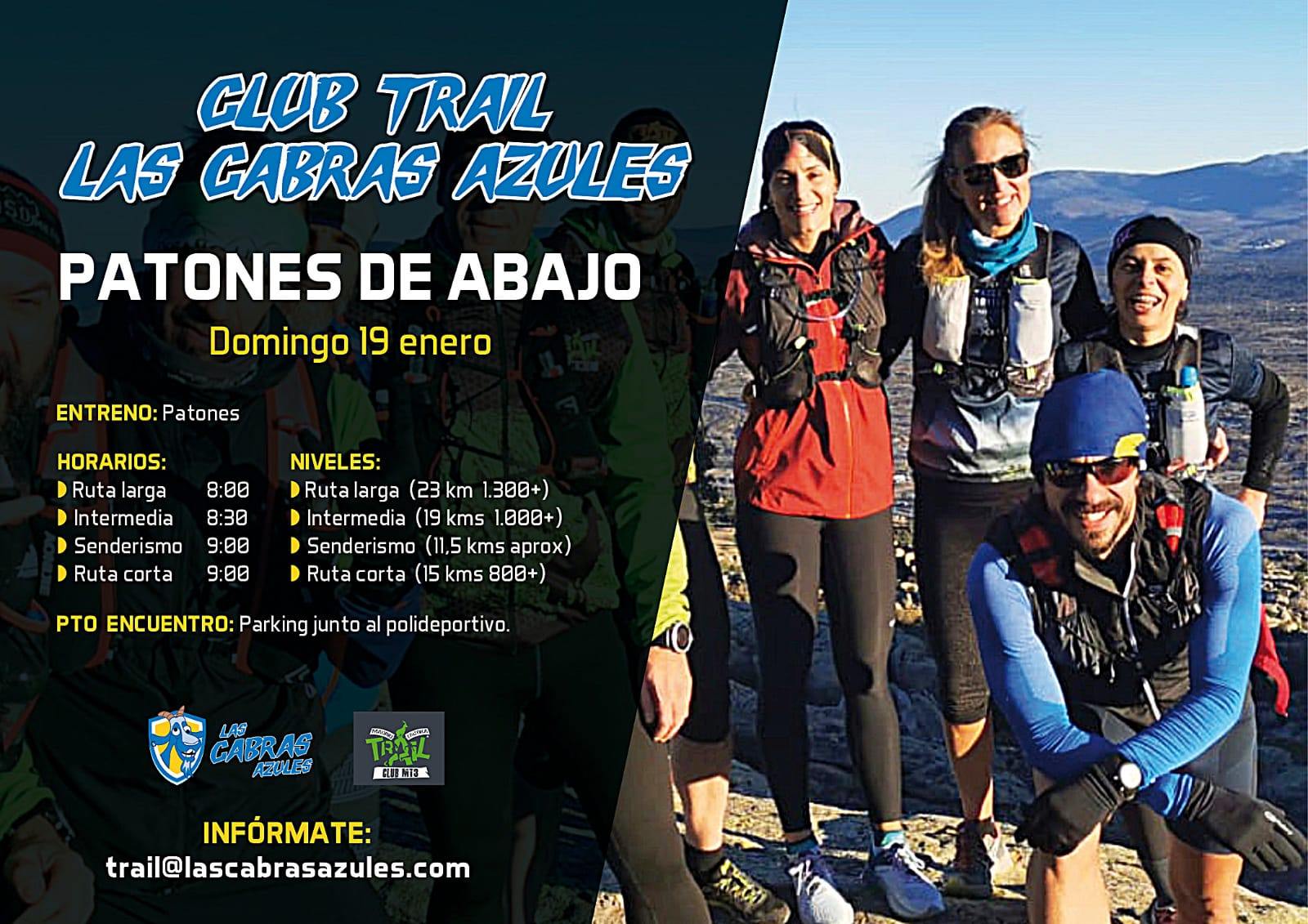 CABRAS AZULES PATONES DE ABAJO - Inscríbete