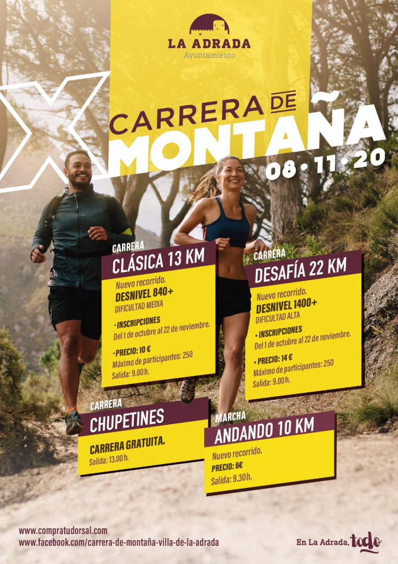 X CARRERA DE MONTAÑA VILLA DE LA ADRADA - Inscríbete