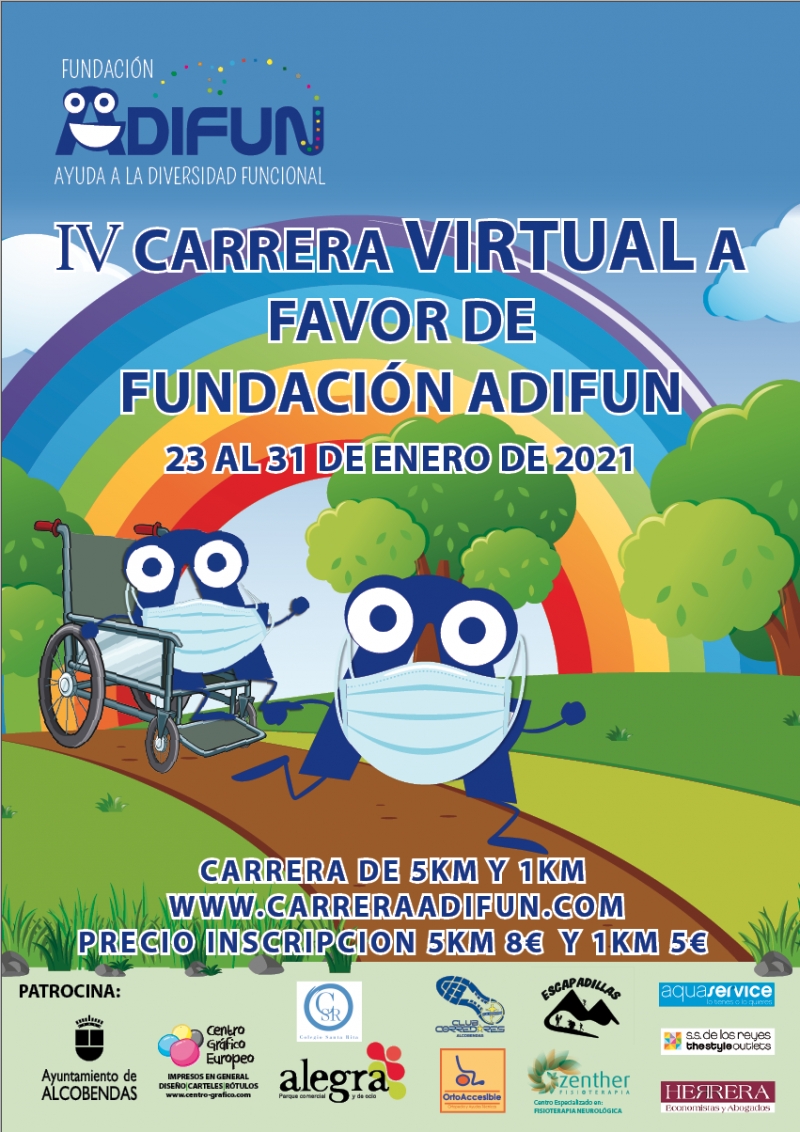 IV EDICIÓN DE LA CARRERA A FAVOR DE FUNDACIÓN ADIFUN - Inscríbete