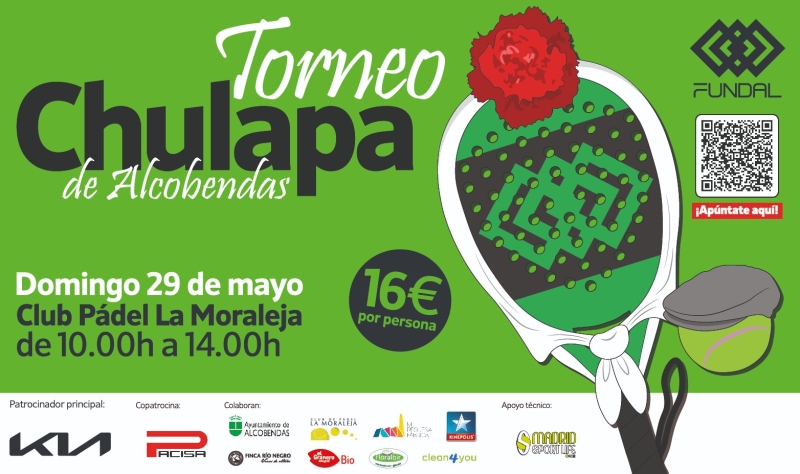 II TORNEO DE PÁDEL “CHULAPA DE ALCOBENDAS” - Inscríbete