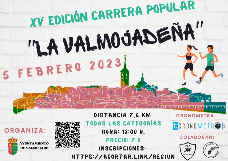 XV CARRERA POPULAR LA VALMOJADEÑA - Inscrivez-vous