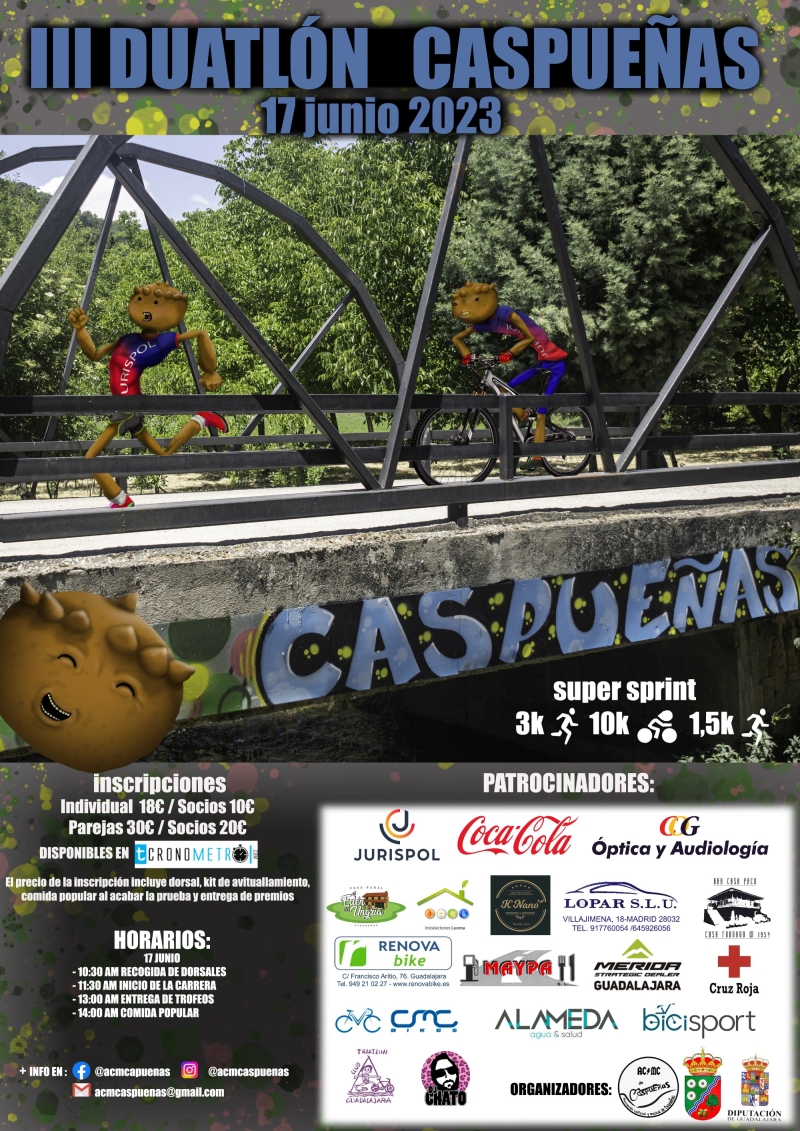 III DUATLÓN CROSS SUPER SPRINT CASPUEÑAS - Inscriu-te