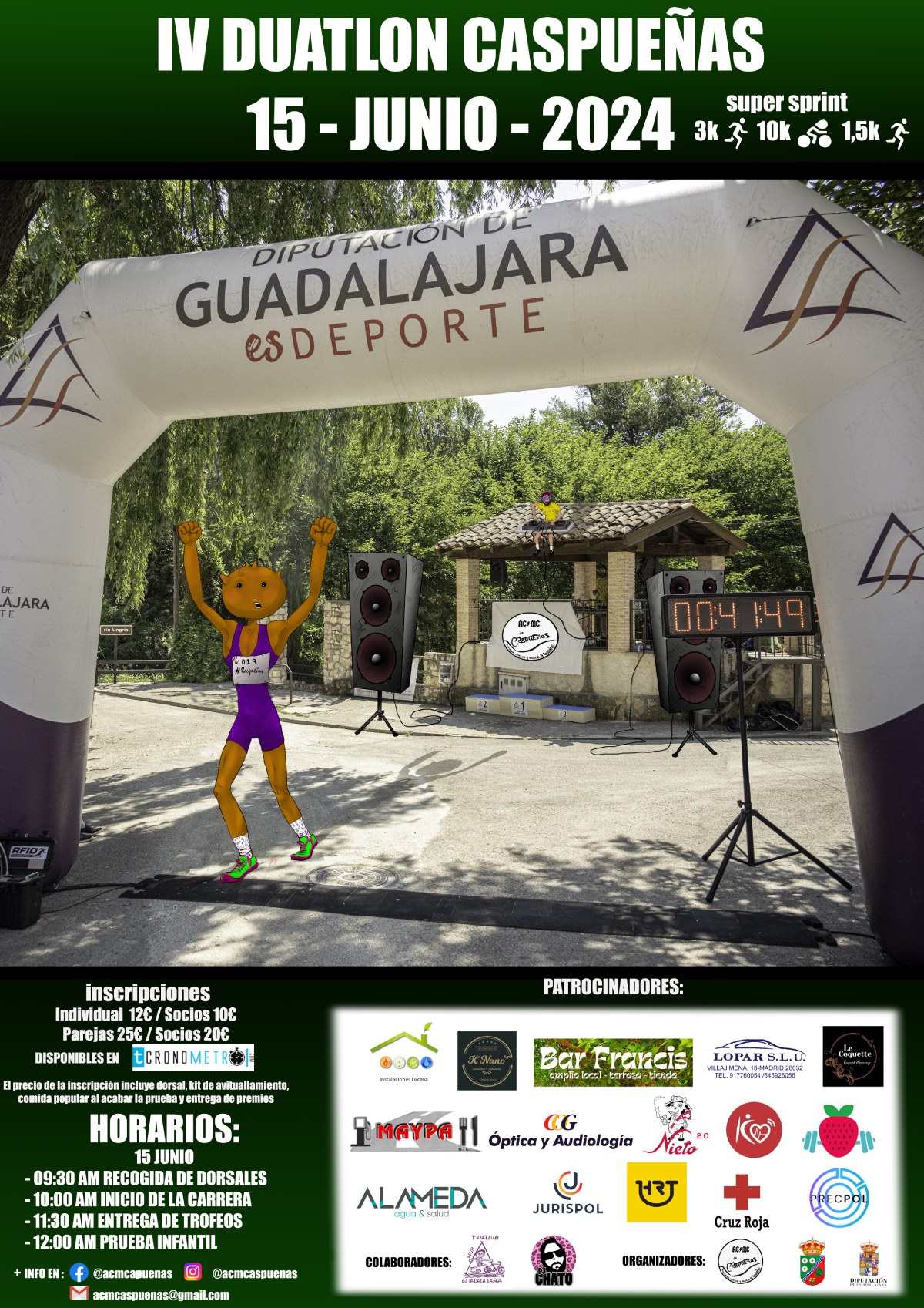 IV DUATLÓN CROSS SUPER SPRINT CASPUEÑAS - Inskriba zaitez