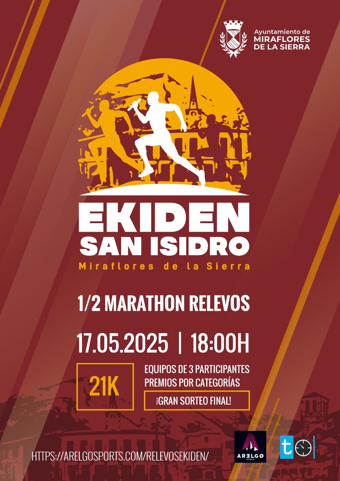 MEDIA MARATHON RELEVOS EKIDEN SAN ISIDRO - Inscríbete