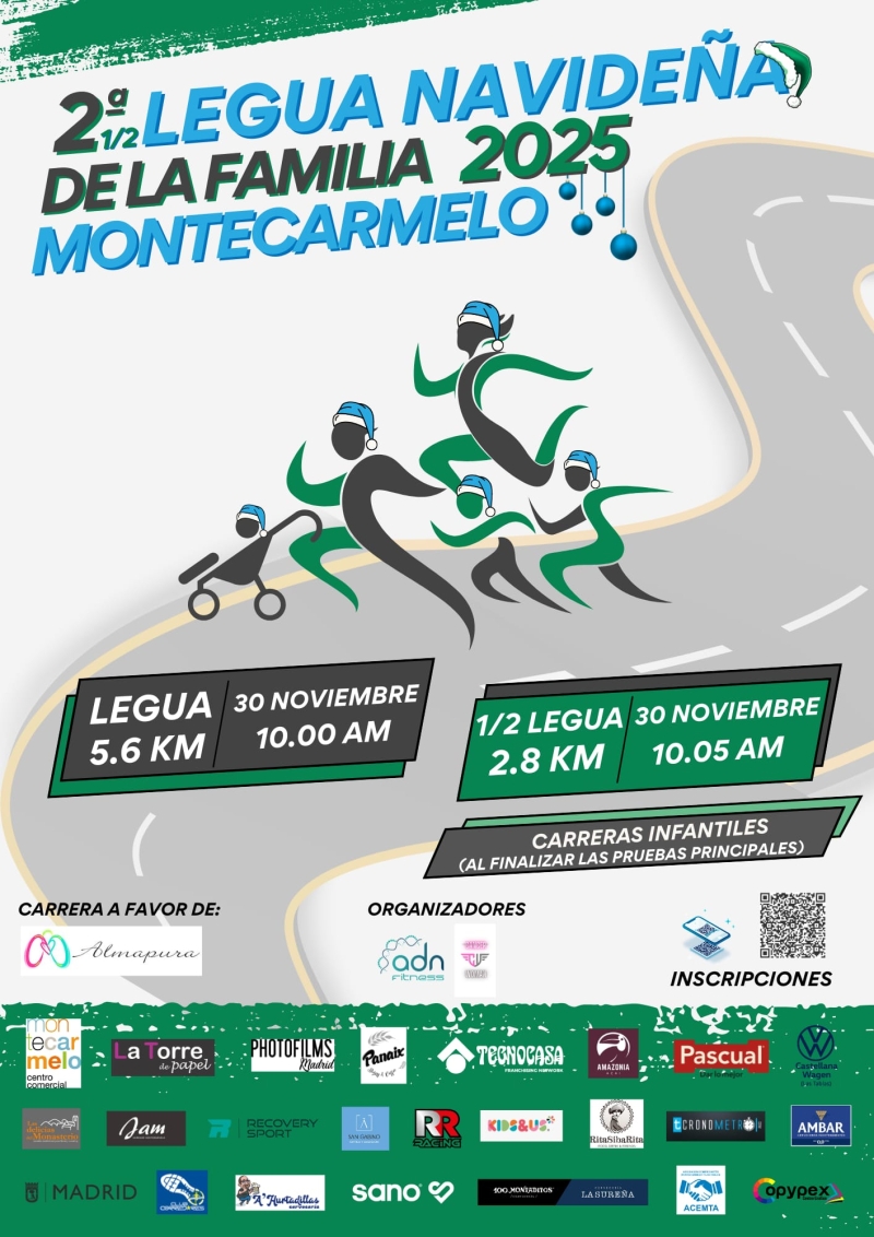 LEGUA NAVIDAD DE LA FAMILIA DE MONTECARMELO 2025 - Inscríbete