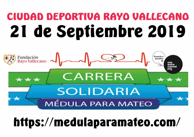 CARRERA SOLIDARIA MÉDULA PARA MATEO - Inscríbete
