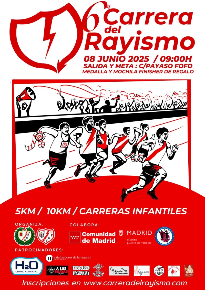 VI CARRERA DEL RAYISMO - Inscríbete VI CARRERA DEL RAYISMO - Inscríbete